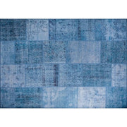 Covor JAZZ CHENILLE, 75x150 cm, forma dreptunghiulara, poliester, albastru, AL 46