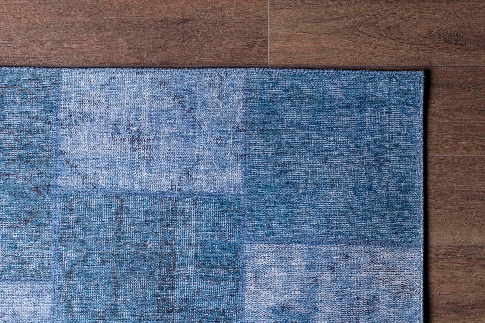 Covor JAZZ CHENILLE, 75x150 cm, forma dreptunghiulara, poliester, albastru, AL 46