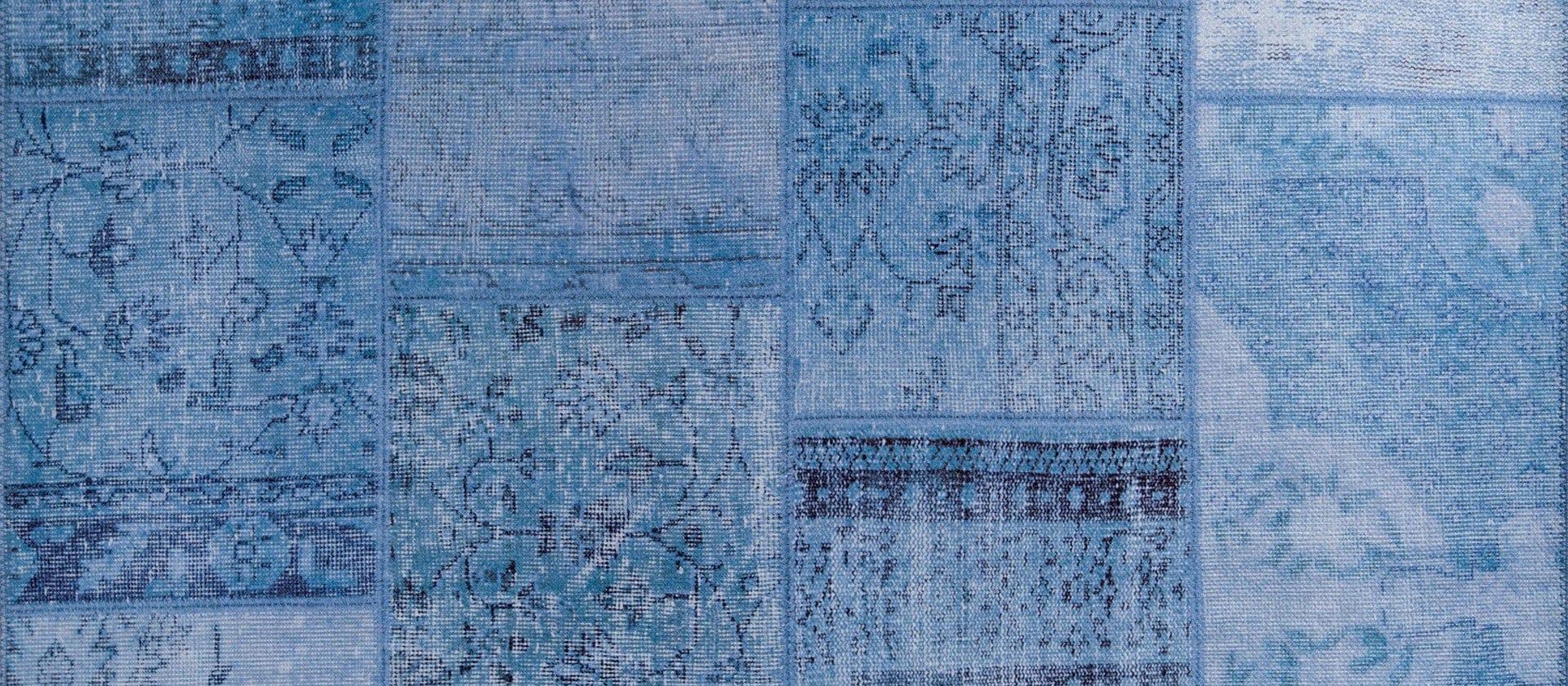 Covor JAZZ CHENILLE, 75x150 cm, forma dreptunghiulara, poliester, albastru, AL 46