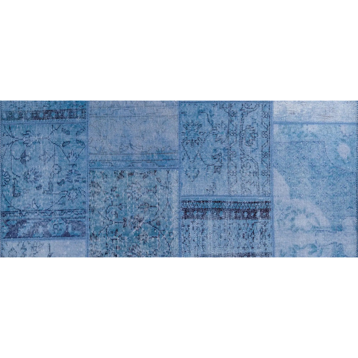 Covor JAZZ CHENILLE, 75x150 cm, forma dreptunghiulara, poliester, albastru, AL 46
