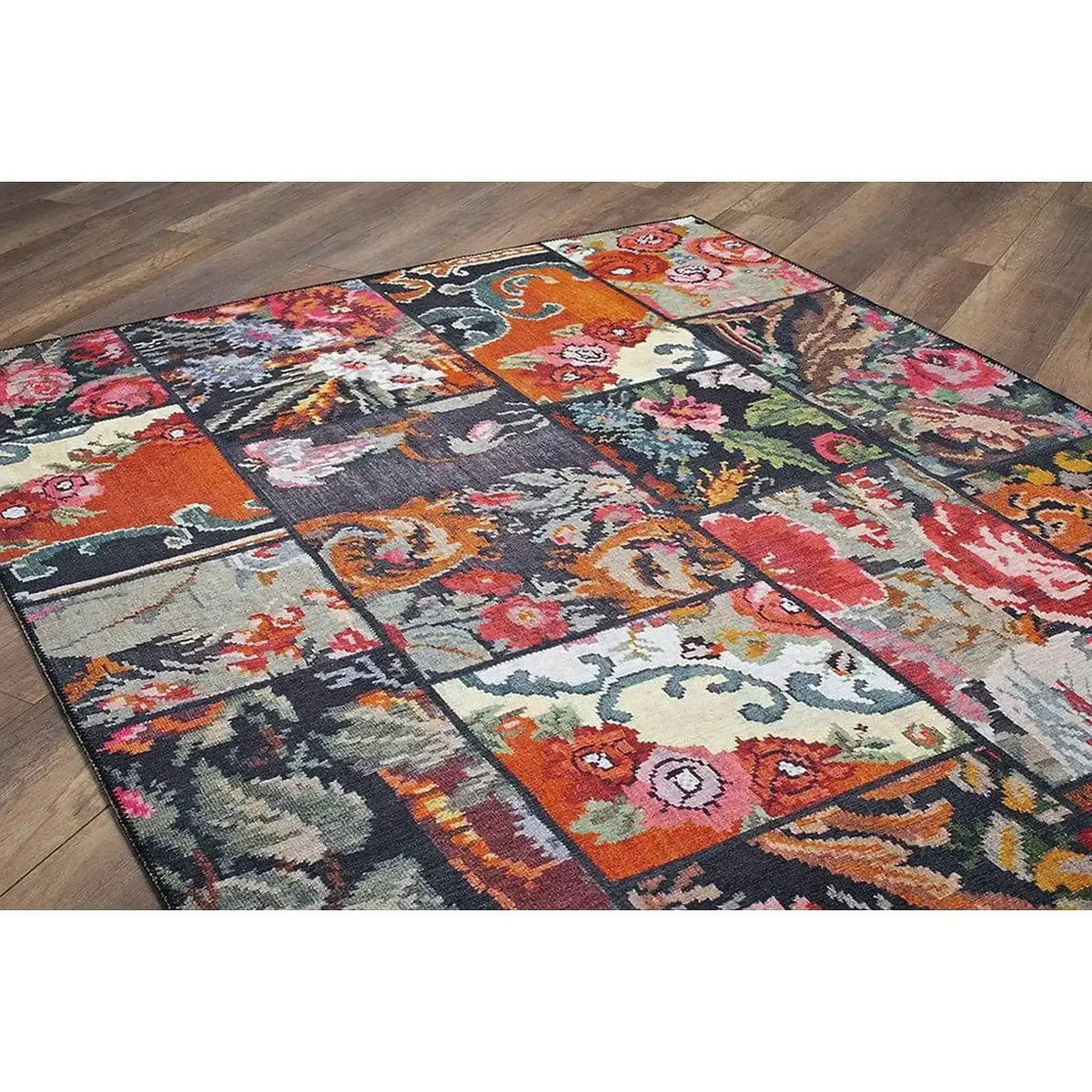 Covor JAZZ CHENILLE, 75x150 cm, forma dreptunghiulara, poliester, multicolor, AL 153