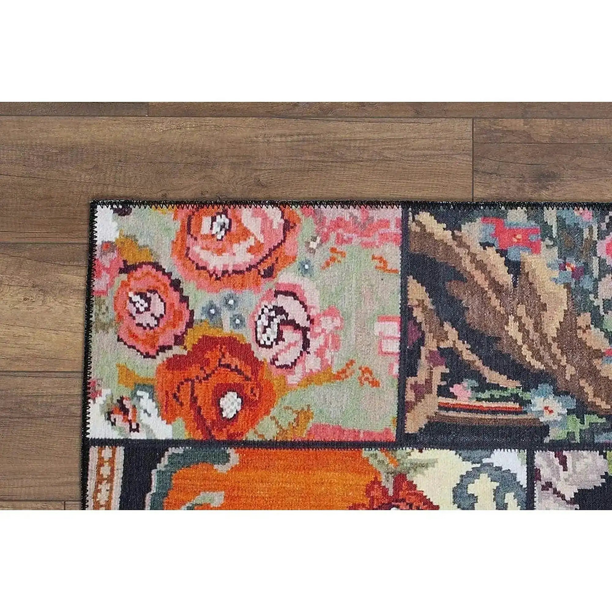 Covor JAZZ CHENILLE, 75x150 cm, forma dreptunghiulara, poliester, multicolor, AL 153