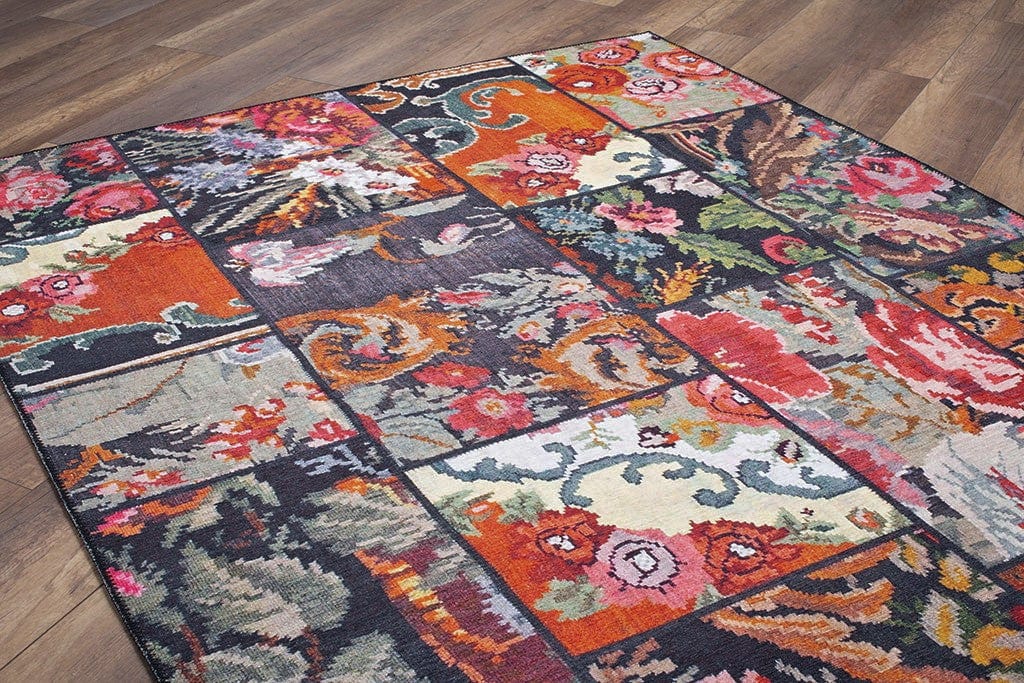 Covor JAZZ CHENILLE, 75x150 cm, forma dreptunghiulara, poliester, multicolor, AL 153