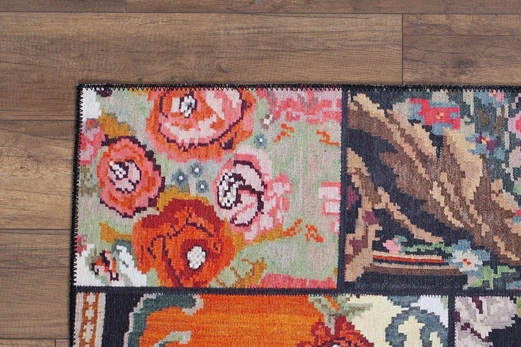 Covor JAZZ CHENILLE, 75x150 cm, forma dreptunghiulara, poliester, multicolor, AL 153