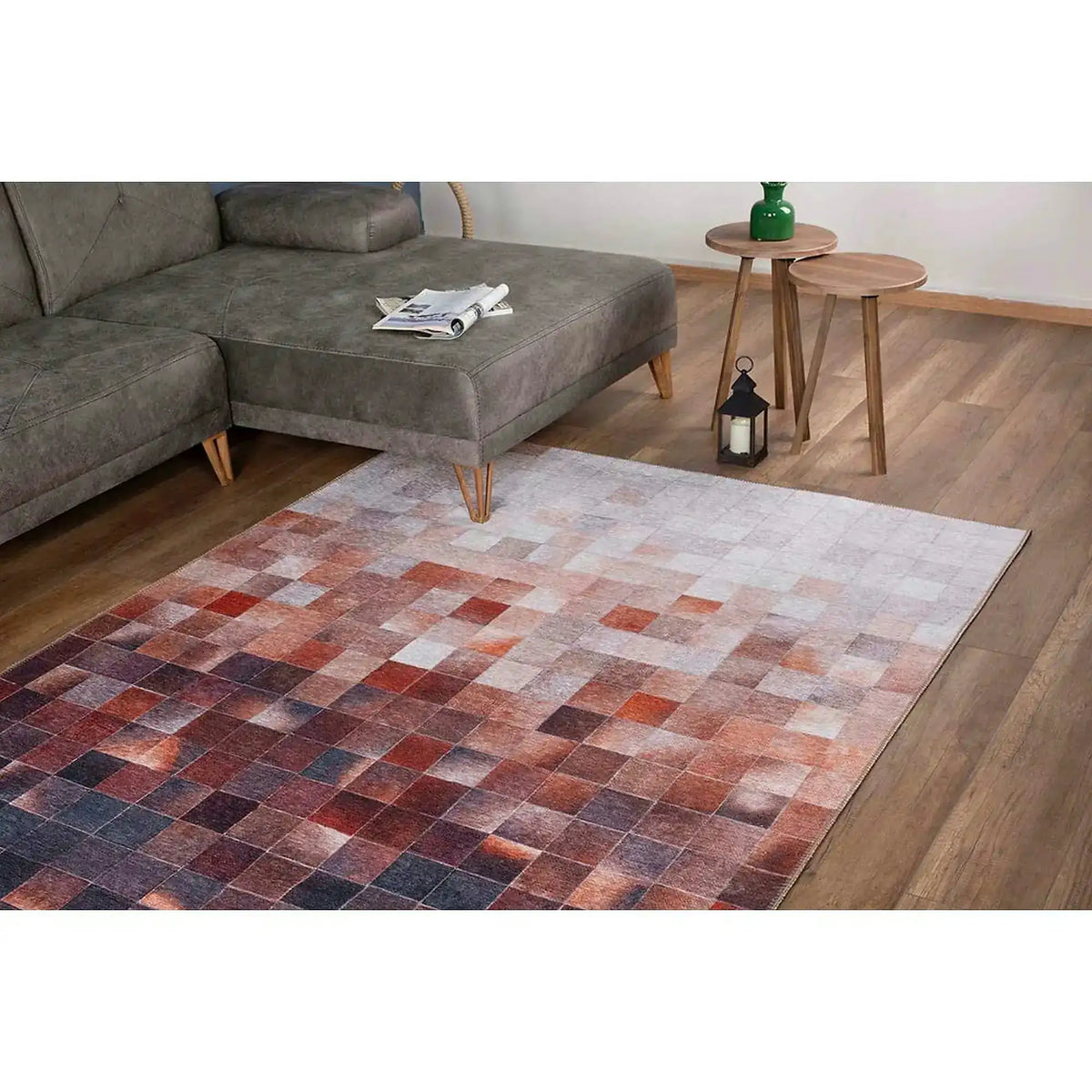 Covor JAZZ CHENILLE, 75x150 cm, forma dreptunghiulara, poliester, multicolor, AL 154