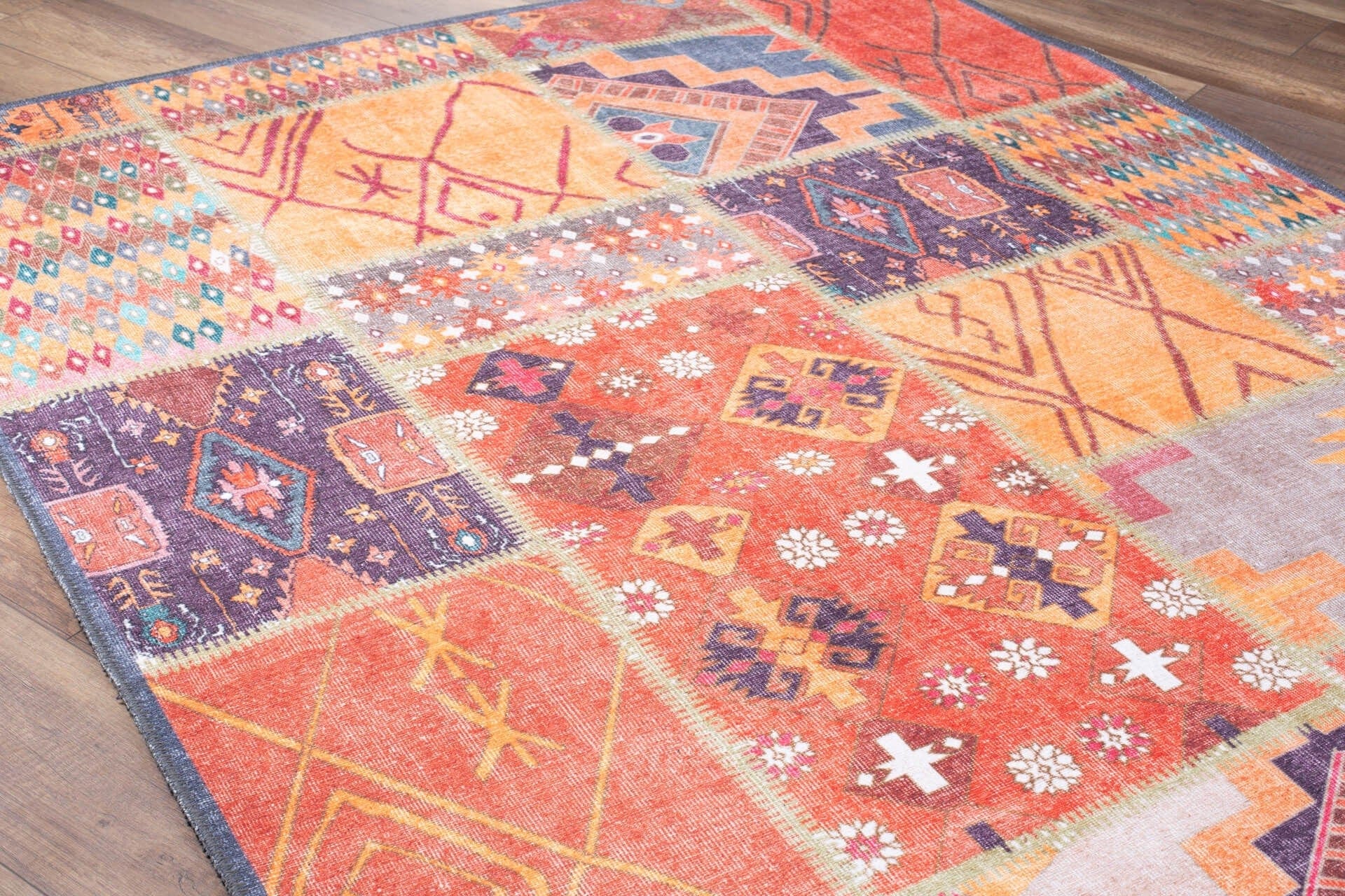 Covor JAZZ CHENILLE, 75x150 cm, forma dreptunghiulara, poliester, multicolor, AL 332
