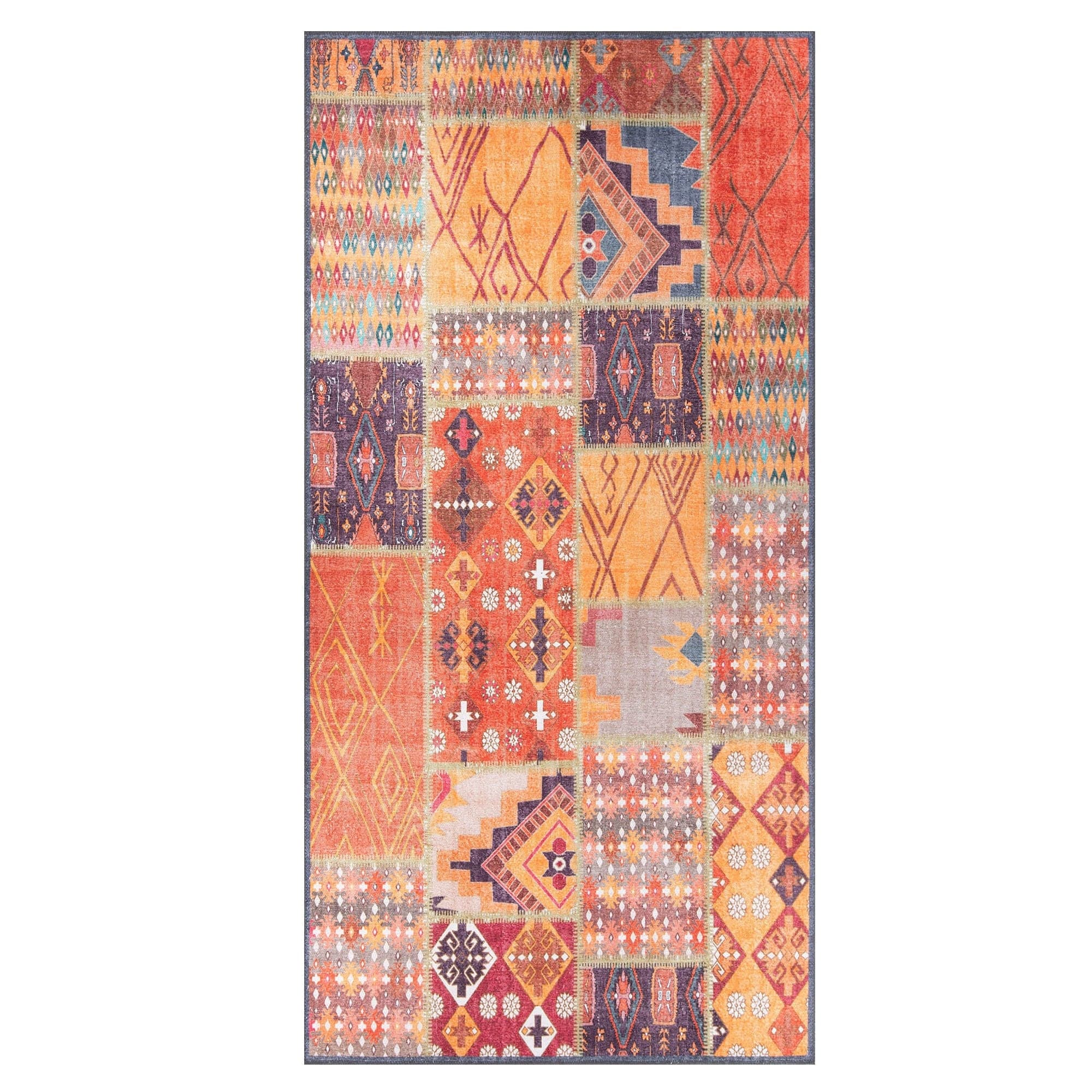 Covor JAZZ CHENILLE, 75x150 cm, forma dreptunghiulara, poliester, multicolor, AL 332