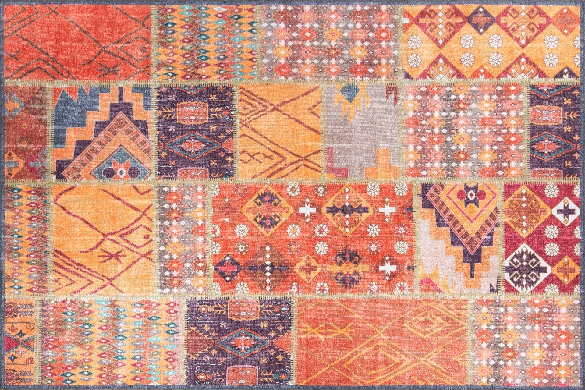 Covor JAZZ CHENILLE, 75x150 cm, forma dreptunghiulara, poliester, multicolor, AL 332