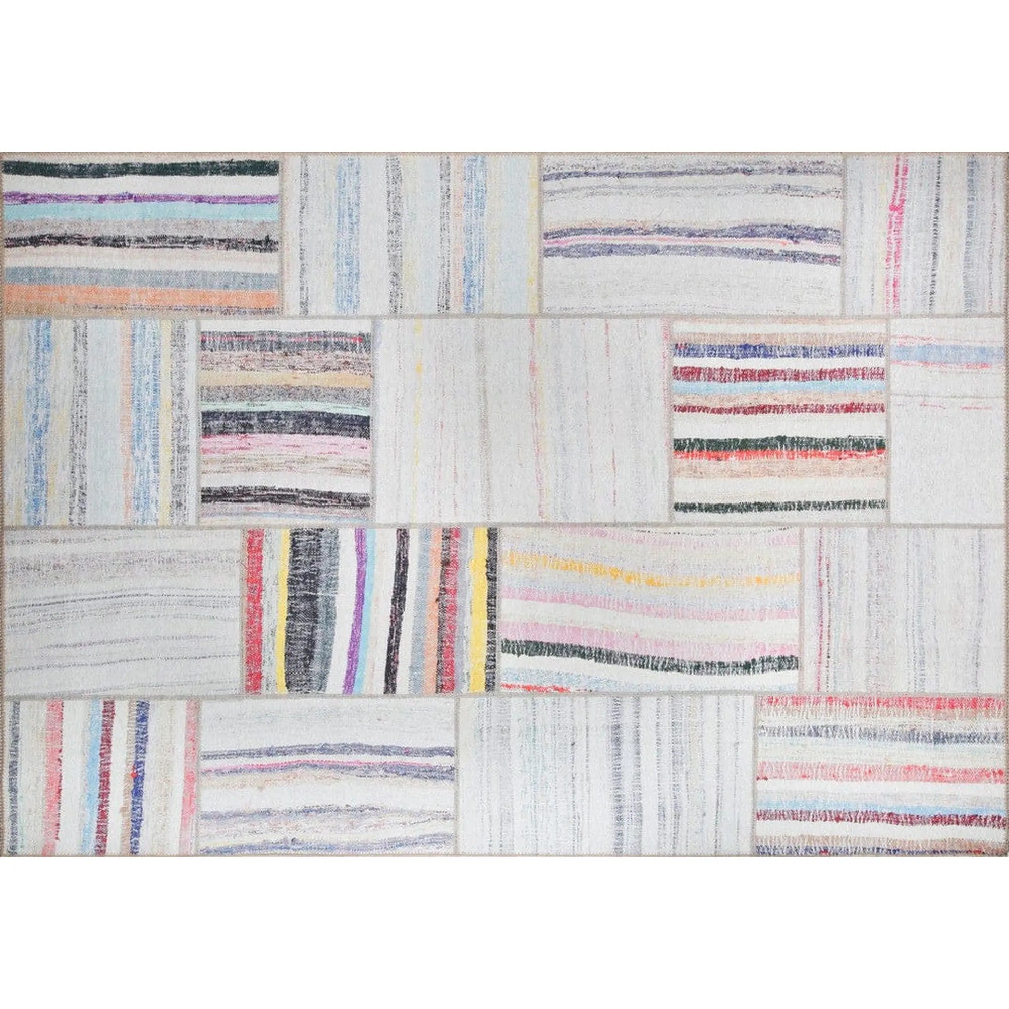 Covor JAZZ CHENILLE, 75x150 cm, forma dreptunghiulara, poliester, multicolor, AL 42