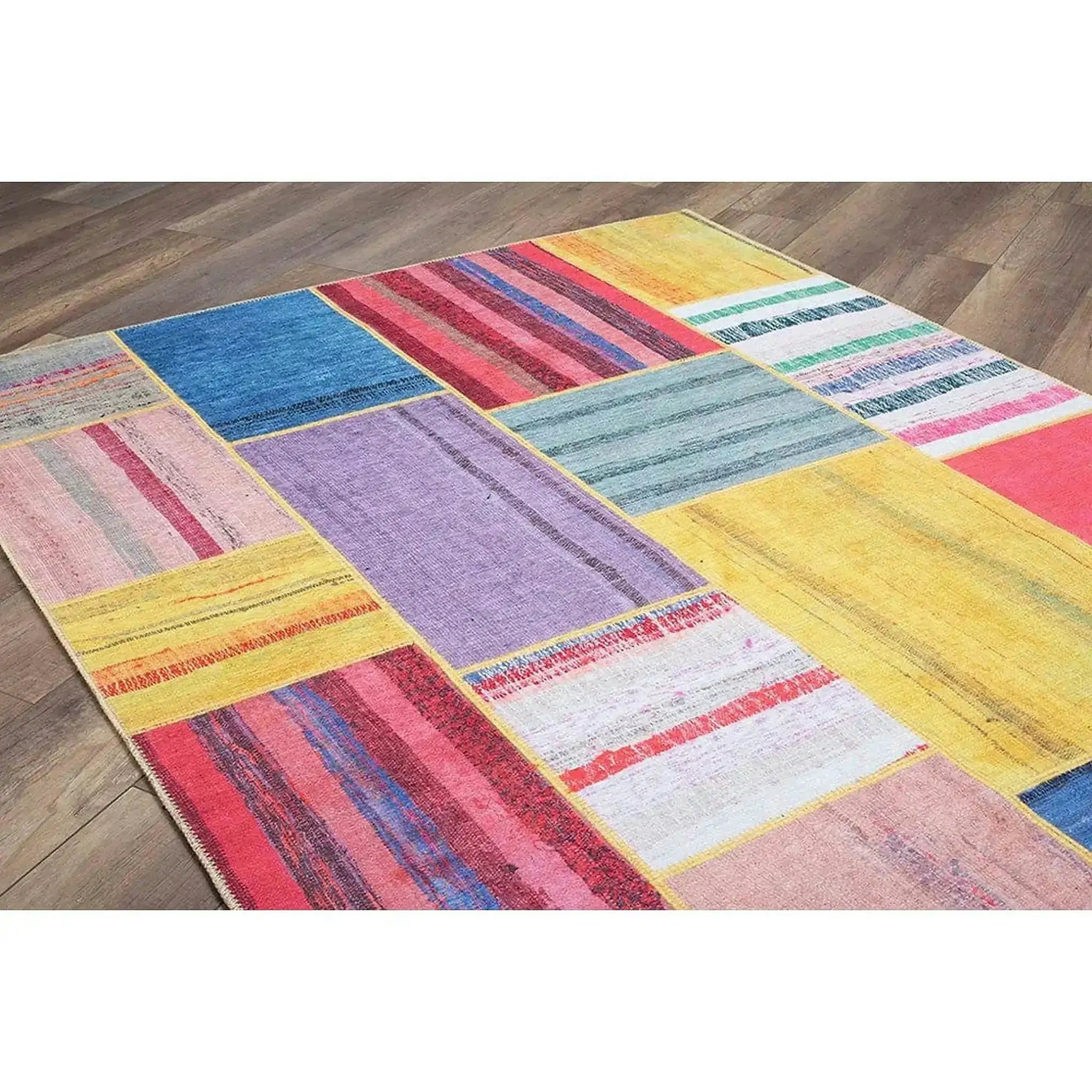 Covor JAZZ CHENILLE, 75x150 cm, forma dreptunghiulara, poliester, multicolor, AL 48