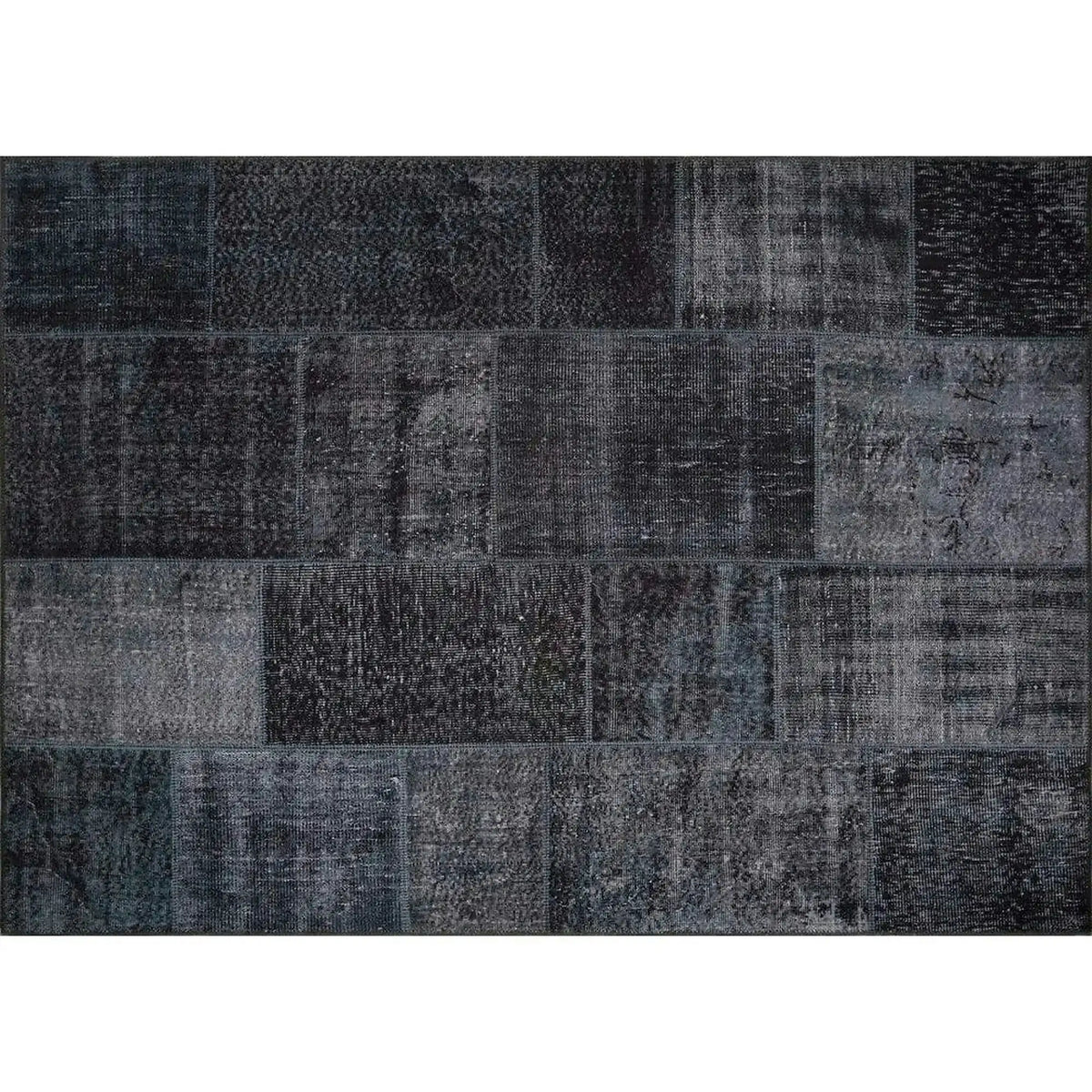 Covor JAZZ CHENILLE, 75x150 cm, forma dreptunghiulara, poliester, negru, AL 81