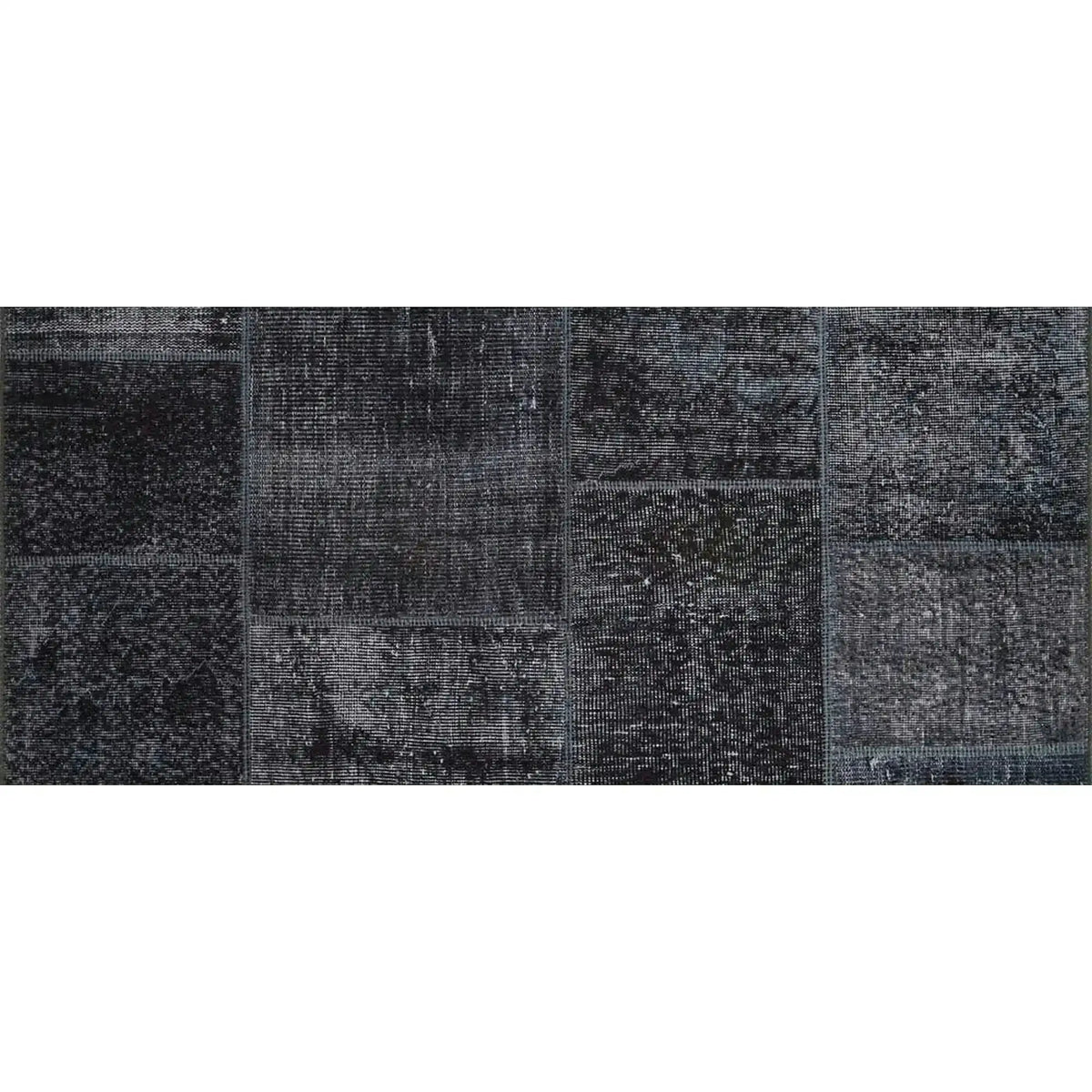Covor JAZZ CHENILLE, 75x150 cm, forma dreptunghiulara, poliester, negru, AL 81