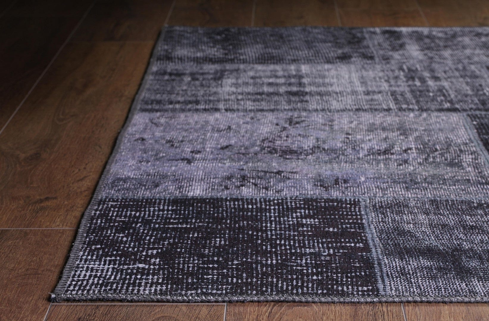 Covor JAZZ CHENILLE, 75x150 cm, forma dreptunghiulara, poliester, negru, AL 81