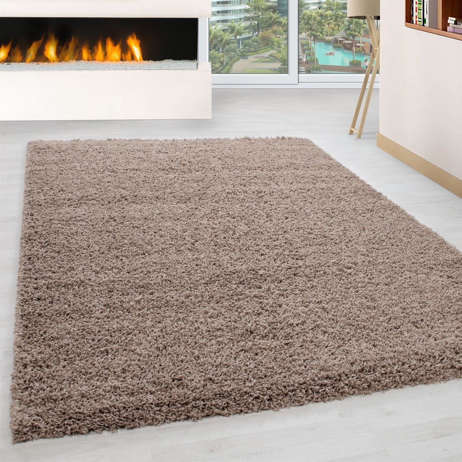 Covor LIFE, 60x110 cm, forma dreptunghiulara, polipropilena, gri, 1500 v2