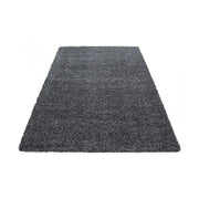 Covor LIFE, 80x250 cm, forma dreptunghiulara, polipropilena, gri inchis, 1500 - V2