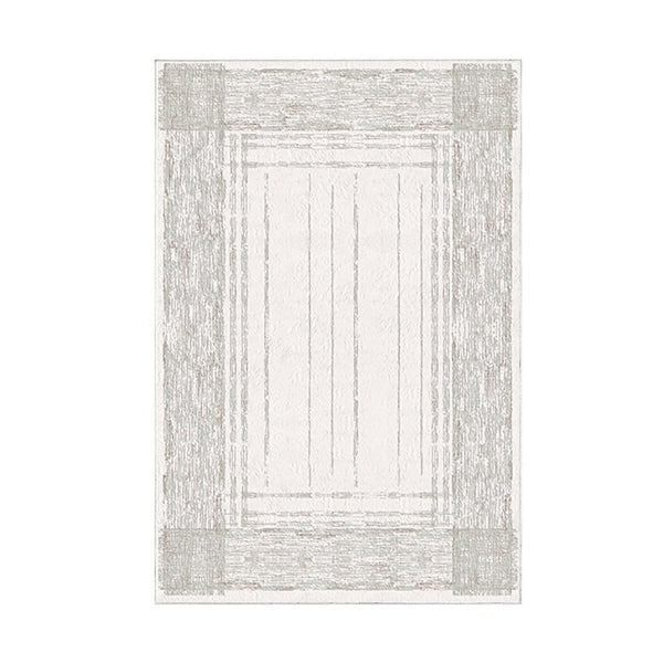 Covor M5076 - V2, 80x120 cm, forma dreptunghiulara, poliester, crem