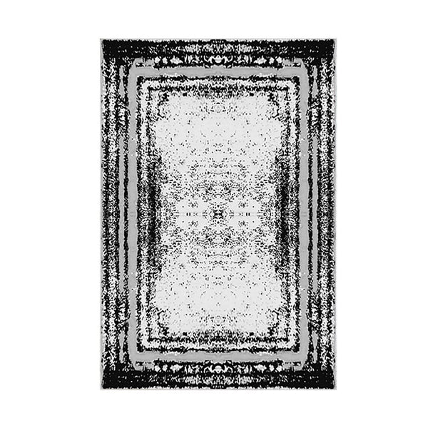 Covor M5121 - V2, 80x120 cm, forma dreptunghiulara, poliester, negru
