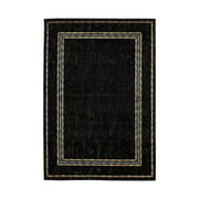 Covor MARMARIS 404, 160x230 cm, forma dreptunghiulara, polipropilena/poliester, negru