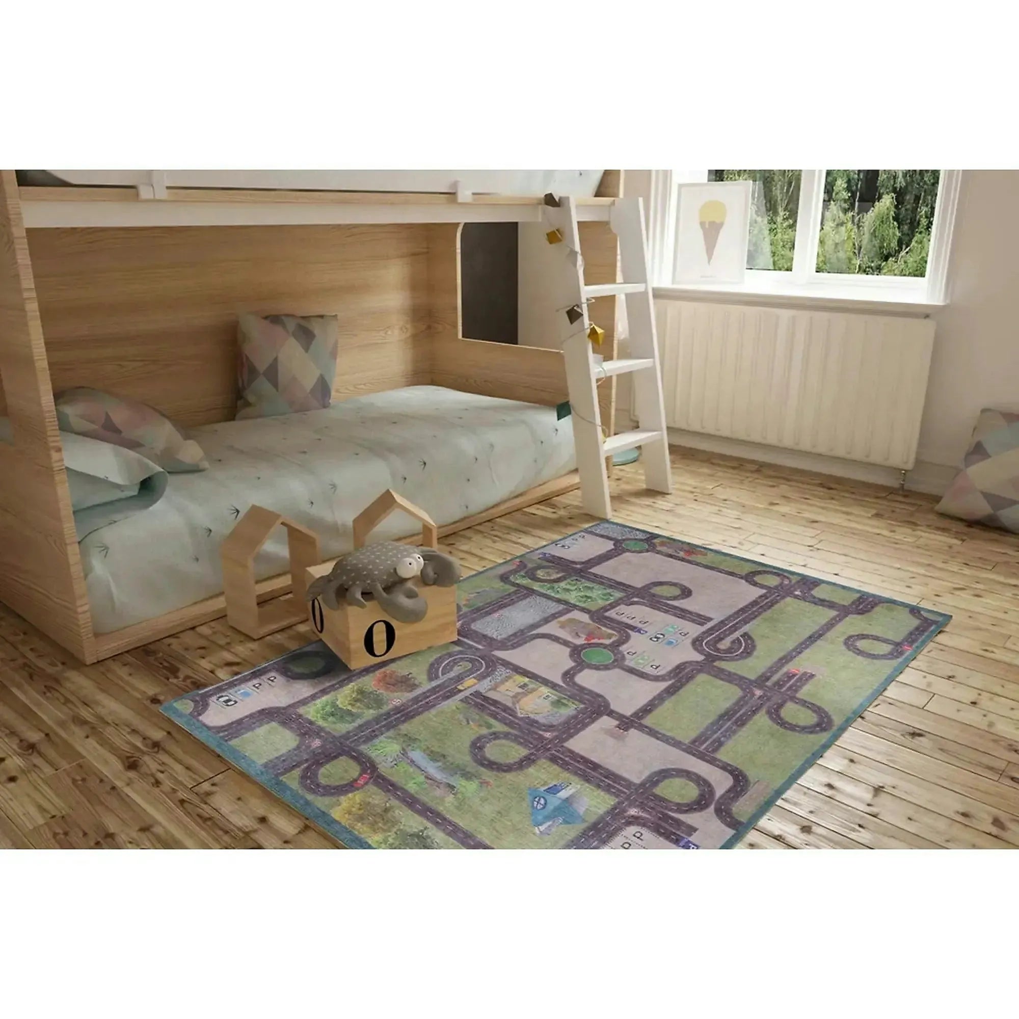 Covor MINOR CHENILLE, 75x150 cm, forma dreptunghiulara, poliester, multicolor, AL 107