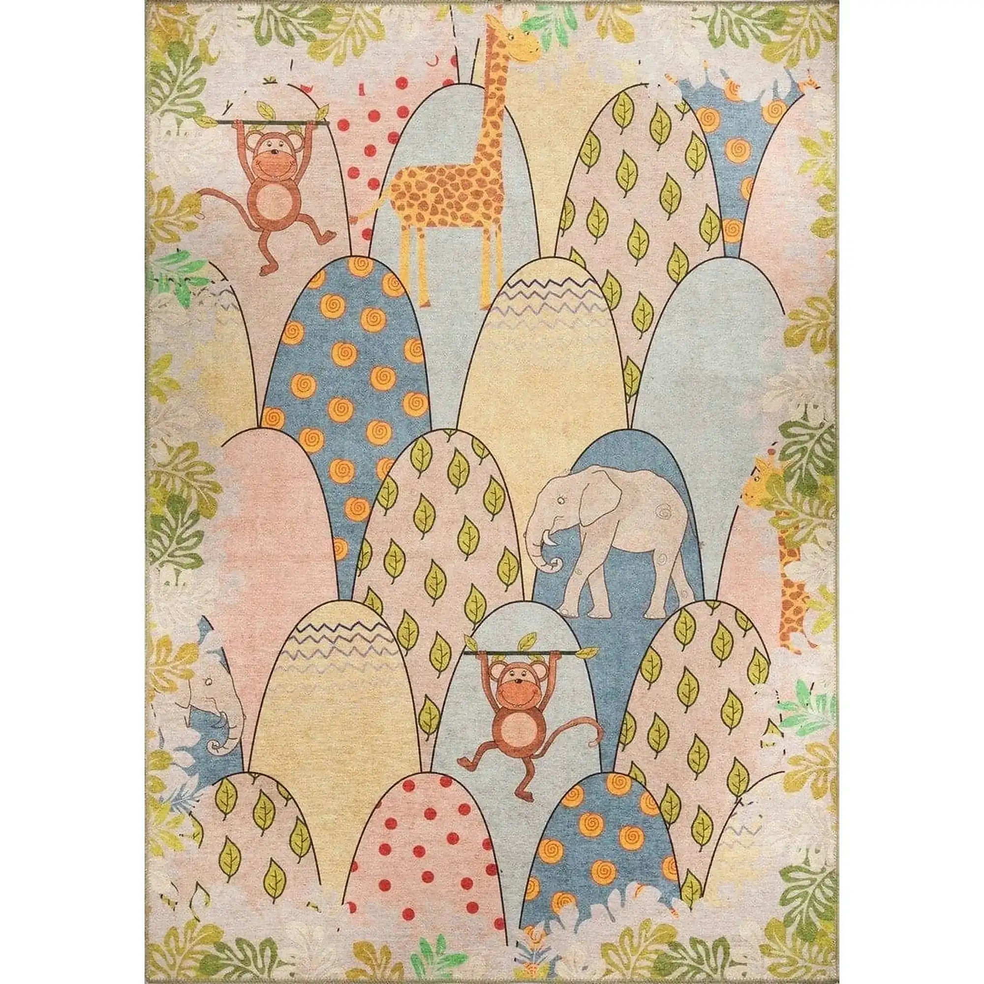 Covor MINOR CHENILLE, 75x150 cm, forma dreptunghiulara, poliester, multicolor, AL 109