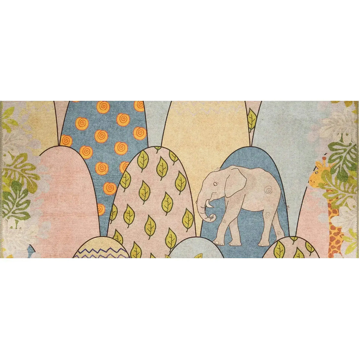Covor MINOR CHENILLE, 75x150 cm, forma dreptunghiulara, poliester, multicolor, AL 109
