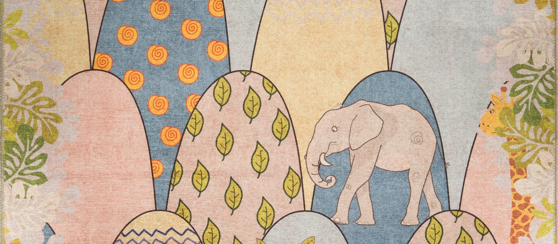 Covor MINOR CHENILLE, 75x150 cm, forma dreptunghiulara, poliester, multicolor, AL 109