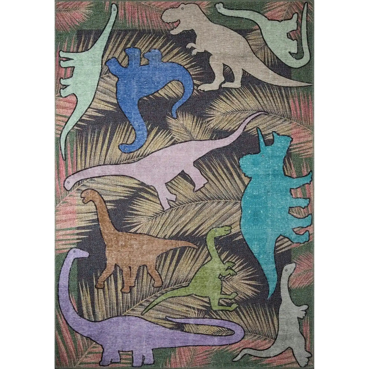 Covor MINOR CHENILLE, 75x150 cm, forma dreptunghiulara, poliester, multicolor, AL 110