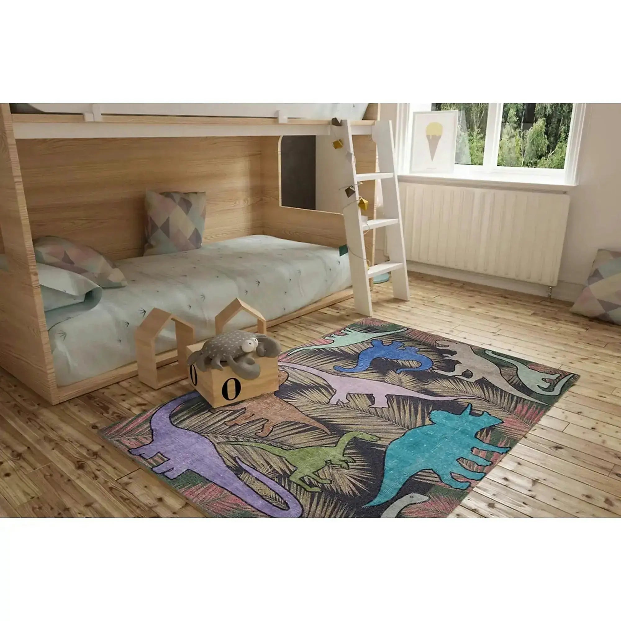 Covor MINOR CHENILLE, 75x150 cm, forma dreptunghiulara, poliester, multicolor, AL 110