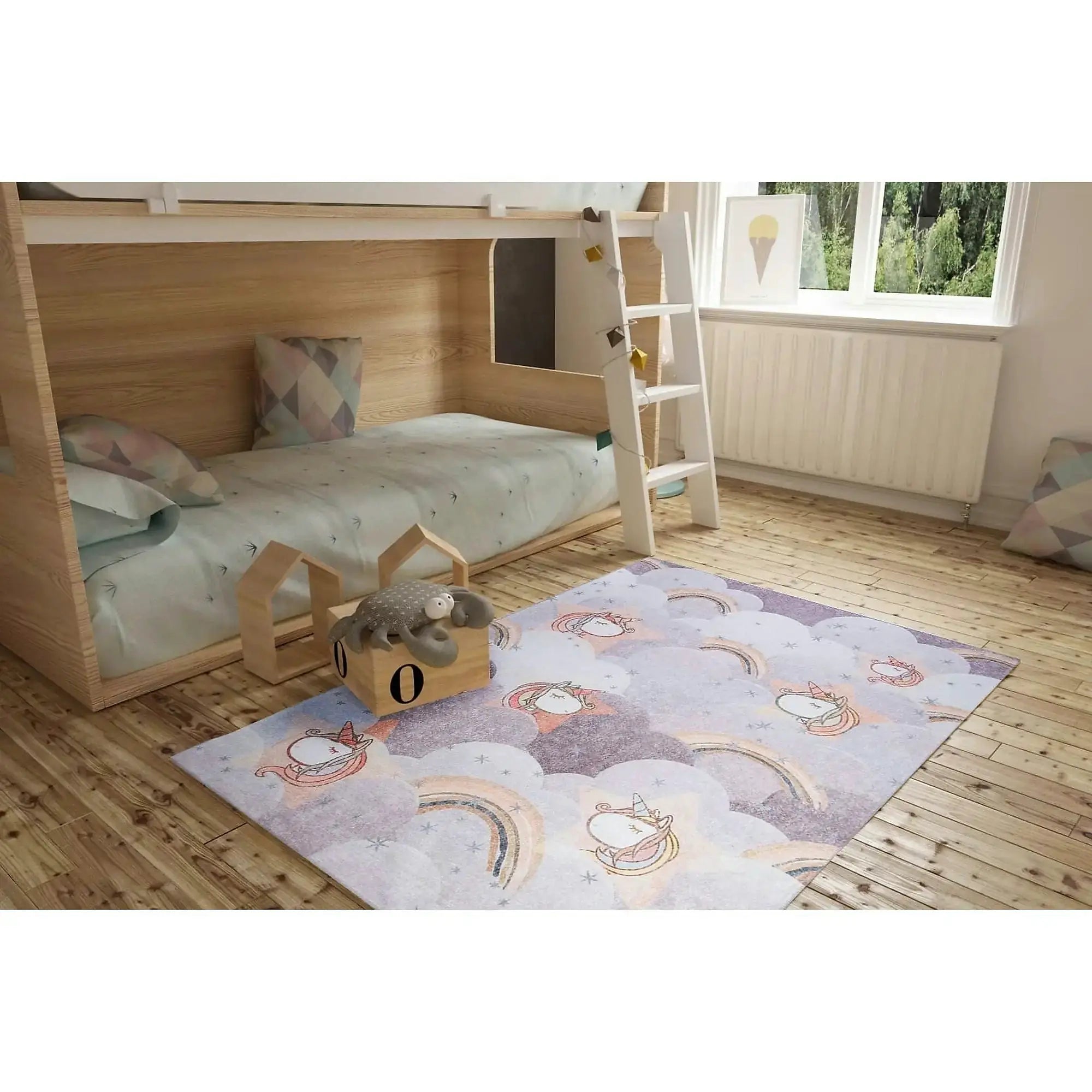 Covor MINOR CHENILLE, 75x150 cm, forma dreptunghiulara, poliester, multicolor, AL 143