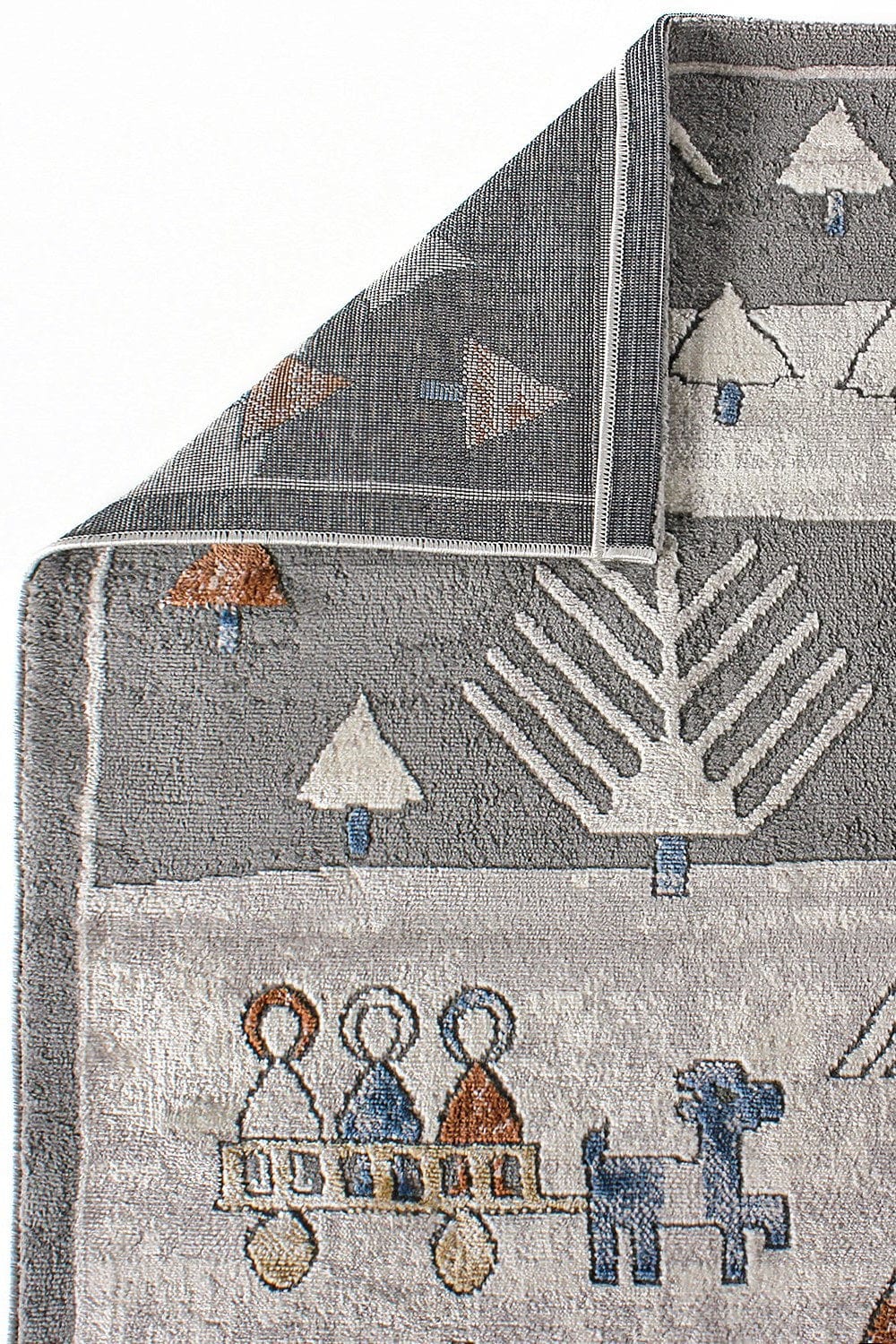 Covor MOTTO, 140x200 cm, forma dreptunghiulara, poliester, multicolor, 4583