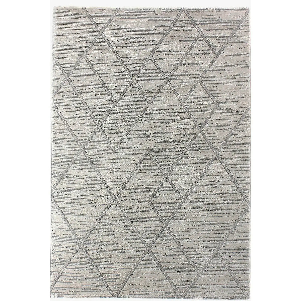 Covor MOTTO, 80x150 cm, forma dreptunghiulara, poliester, gri, 4587