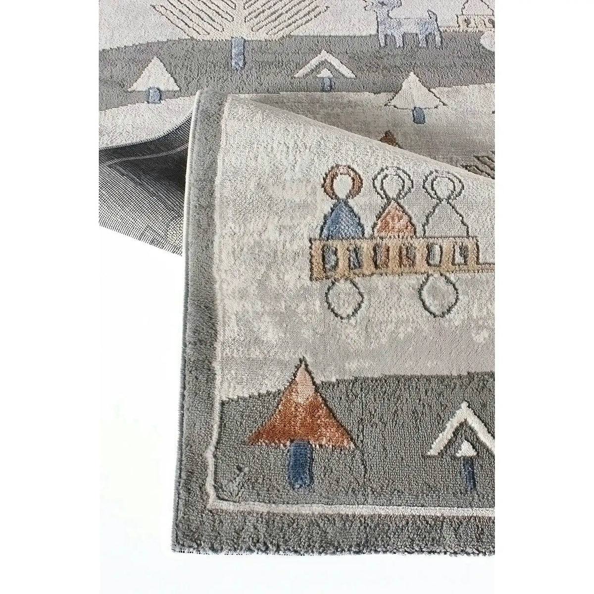 Covor MOTTO, 80x150 cm, forma dreptunghiulara, poliester, multicolor, 4583