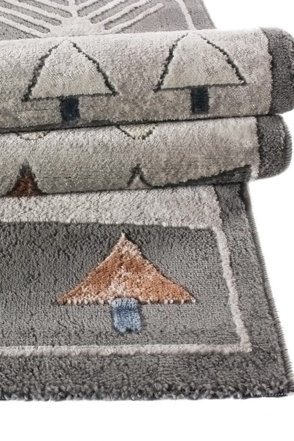 Covor MOTTO, 80x150 cm, forma dreptunghiulara, poliester, multicolor, 4583