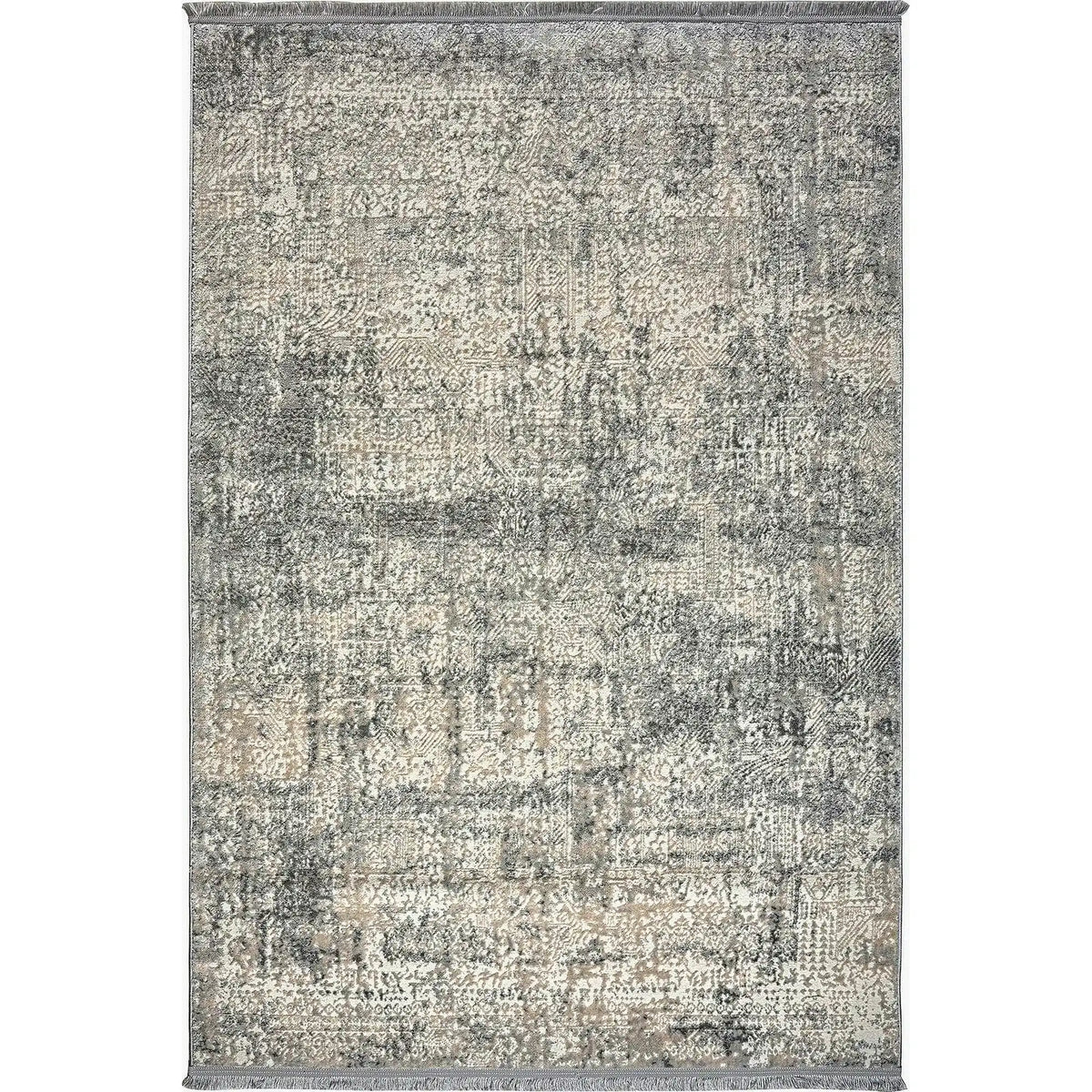 Covor NOTTA, 100x150 cm, forma dreptunghiulara, poliester, gri, 1121