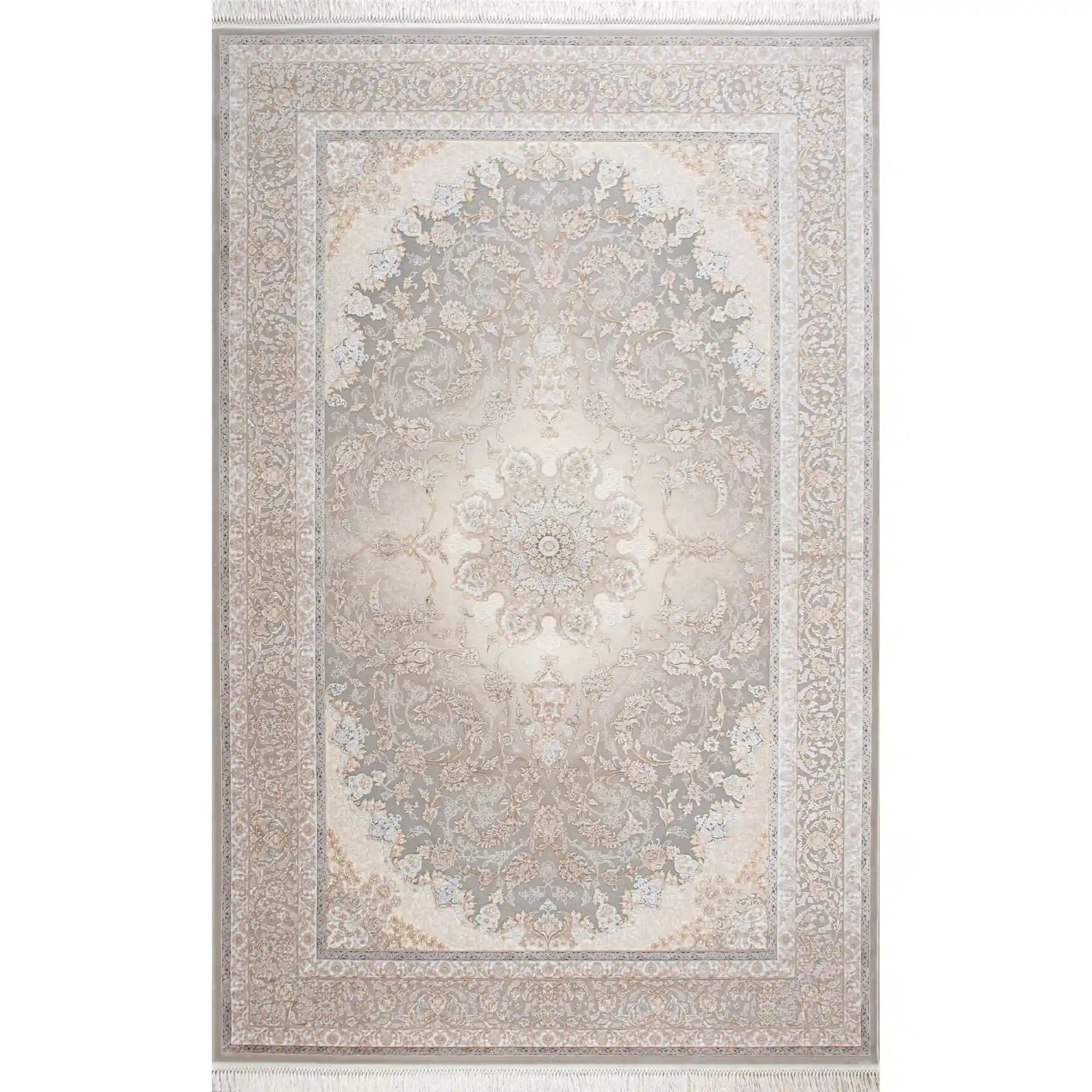 Covor PALACE 05193A, 80x150 cm, forma dreptunghiulara, fibre sintetice, auriu/crem deschis