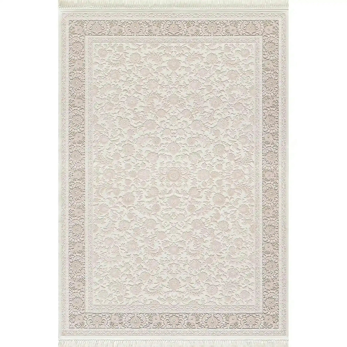 Covor PALACE 05201E, 160x230 cm, forma dreptunghiulara, fibre sintetice, crem/maro deschis