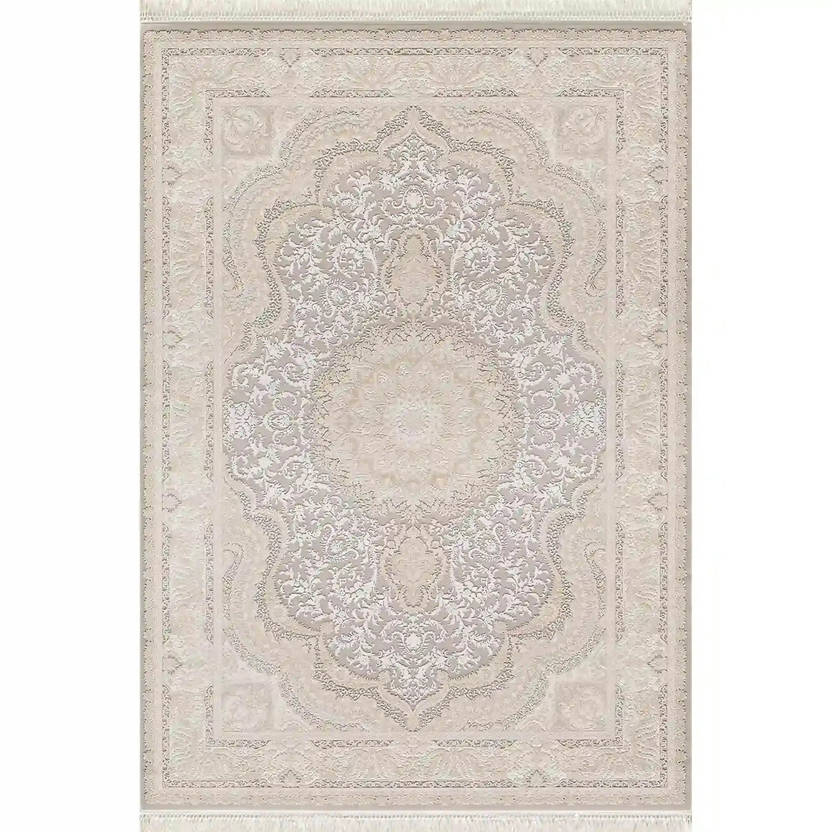 Covor PALACE 05202D, 160x230 cm, forma dreptunghiulara, fibre sintetice, crem/maro deschis