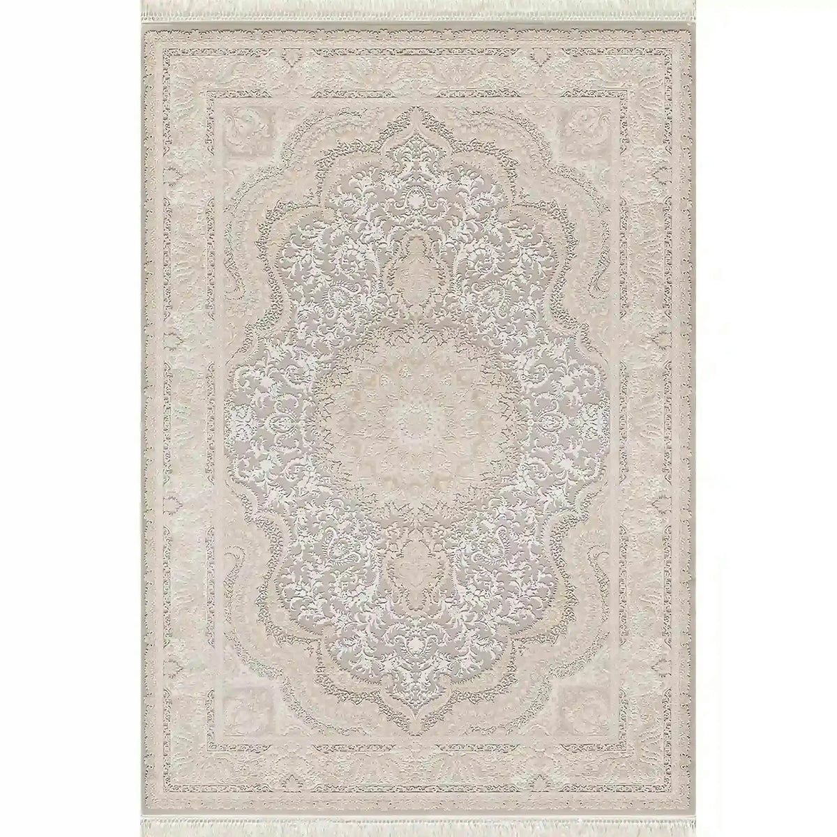 Covor PALACE 05202D, 160x230 cm, forma dreptunghiulara, fibre sintetice, crem/maro deschis