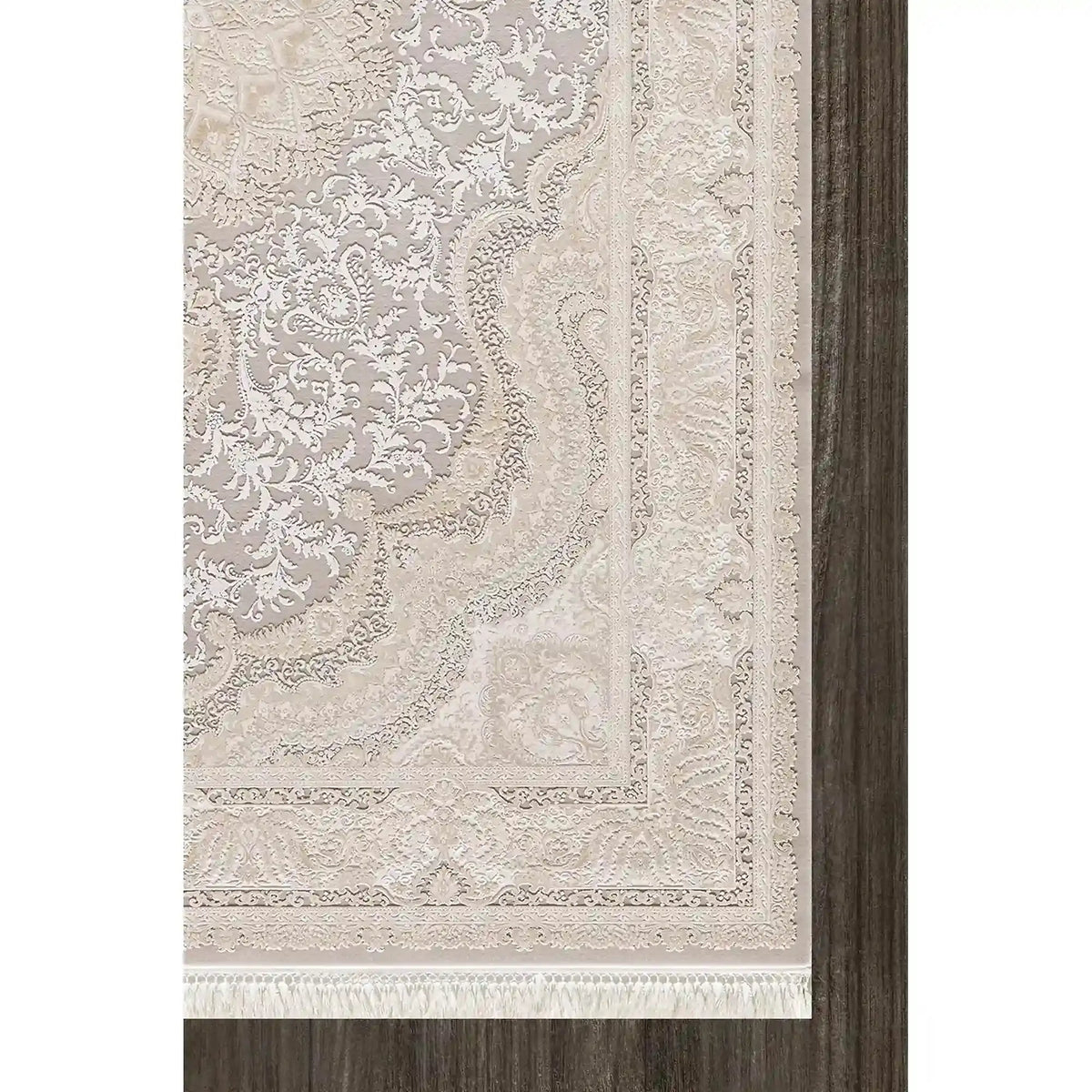 Covor PALACE 05202D, 160x230 cm, forma dreptunghiulara, fibre sintetice, crem/maro deschis