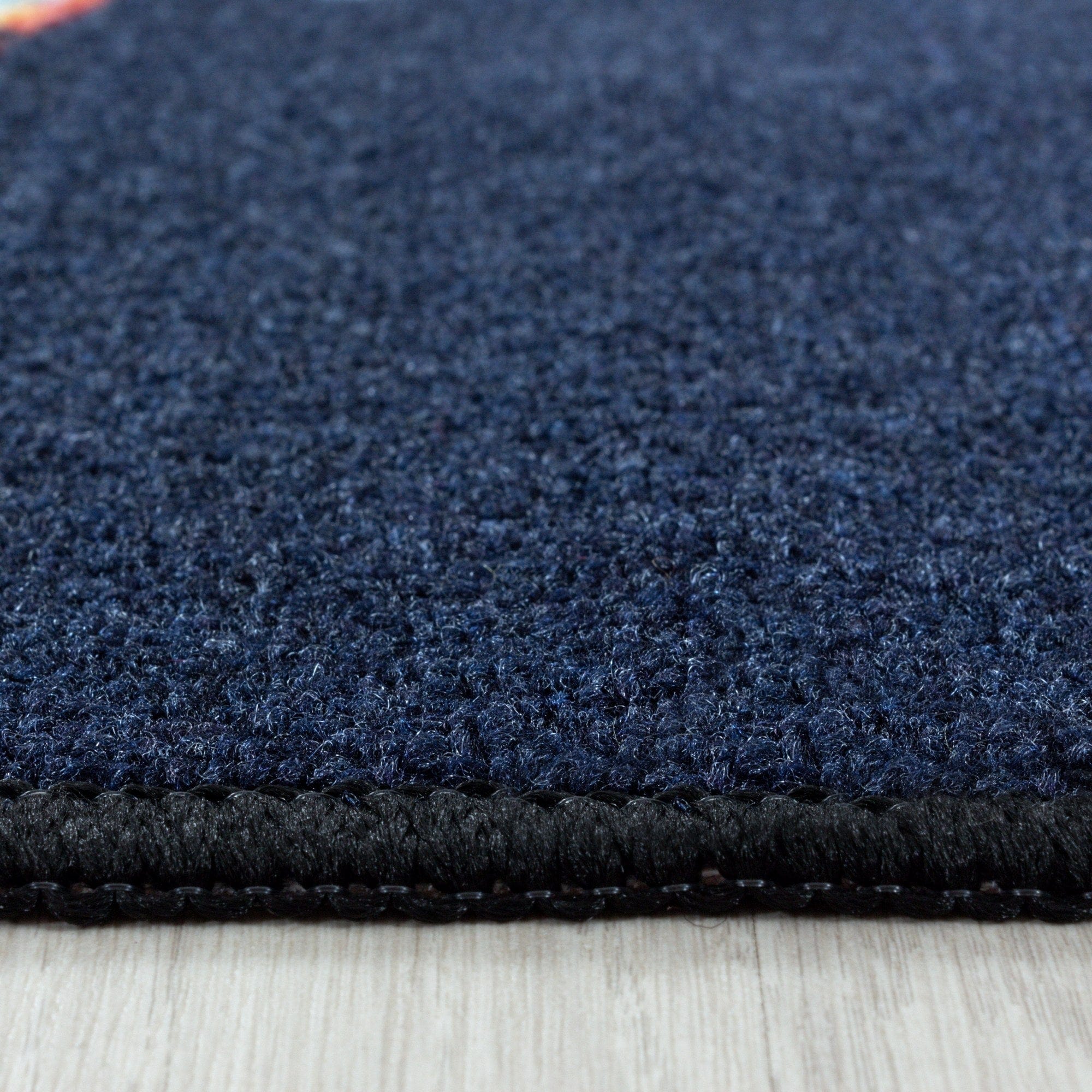 Covor PLAY, 120x170 cm, forma dreptunghiulara, material sintetic, albastru inchis, 2910