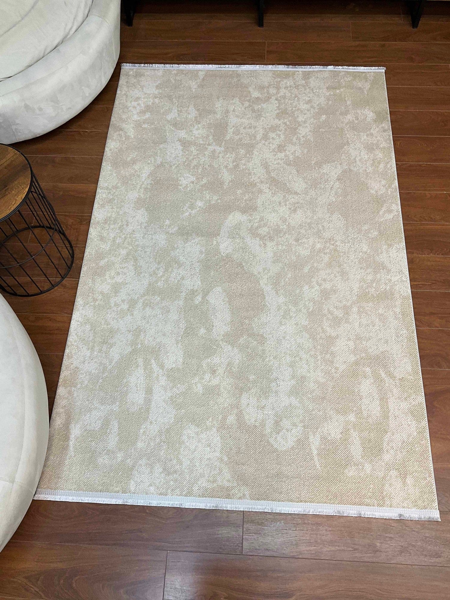 Covor PUNTO BAMBU, 80x150 cm, forma dreptunghiulara, polipropilena, bej/crem