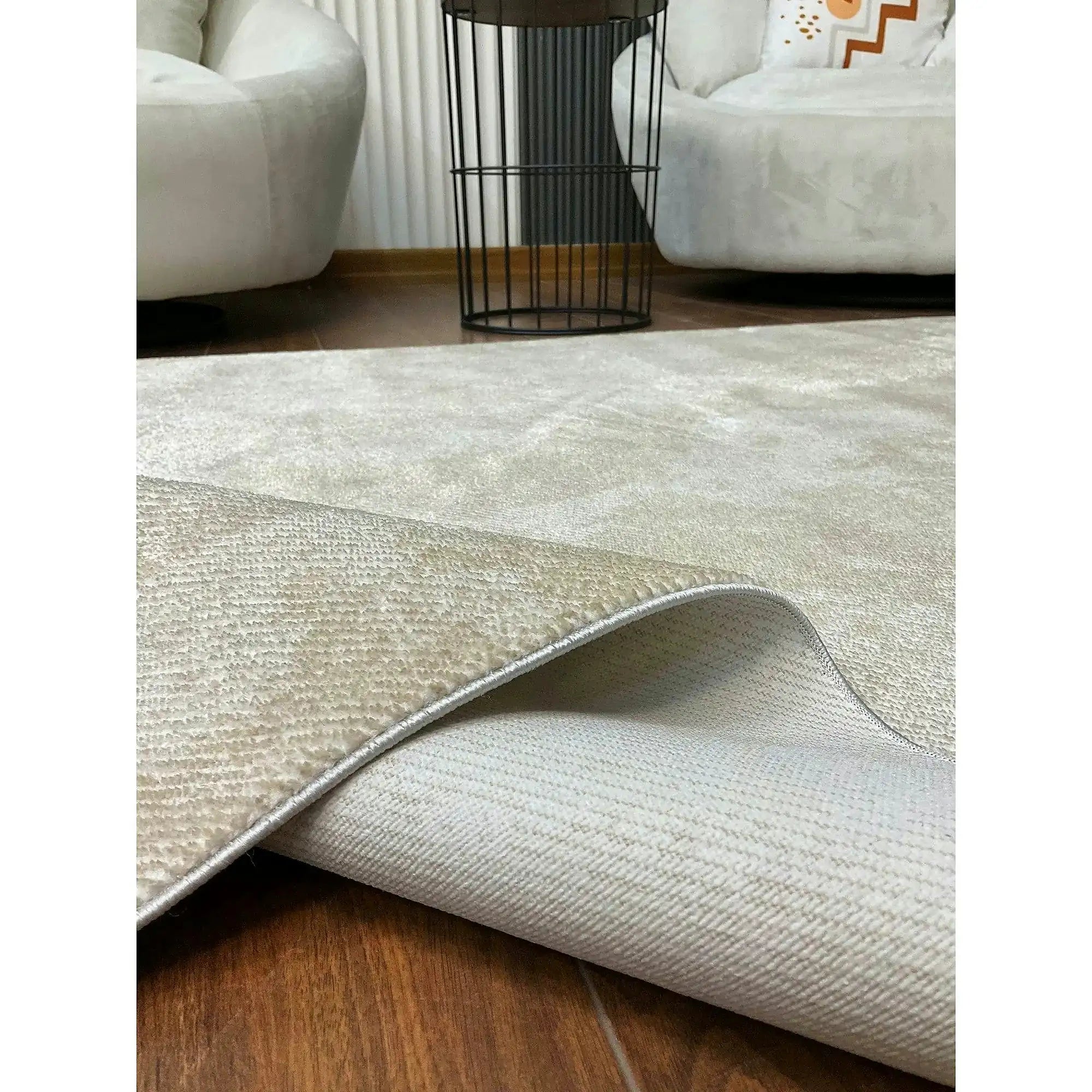 Covor PUNTO BAMBU, 80x150 cm, forma dreptunghiulara, polipropilena, bej/crem