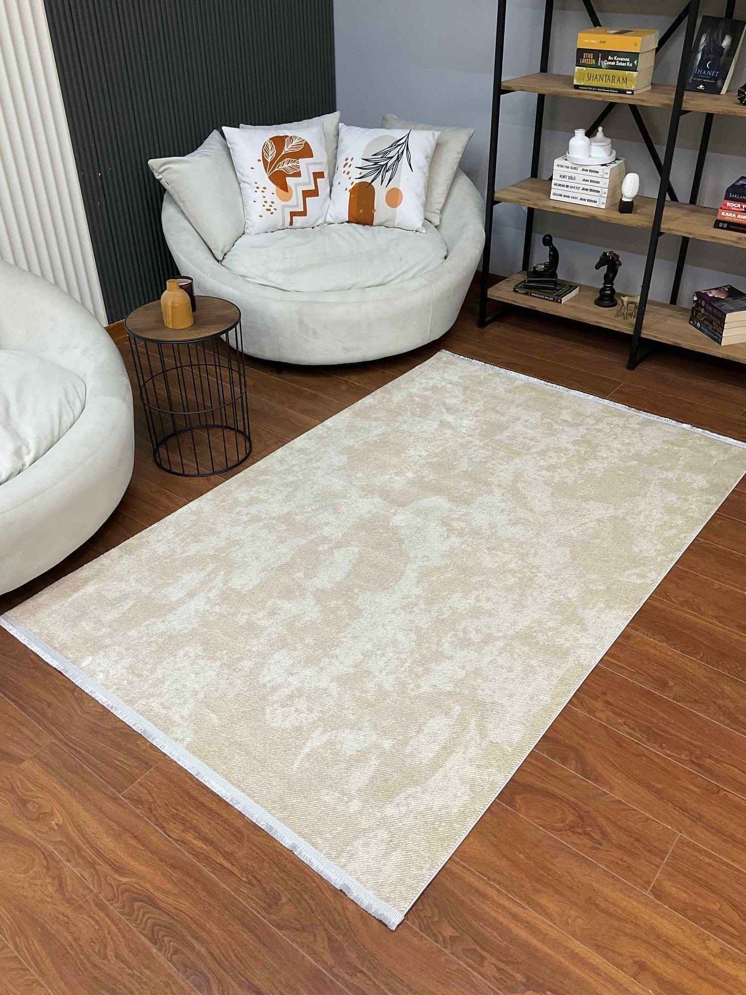 Covor PUNTO BAMBU, 80x150 cm, forma dreptunghiulara, polipropilena, bej/crem