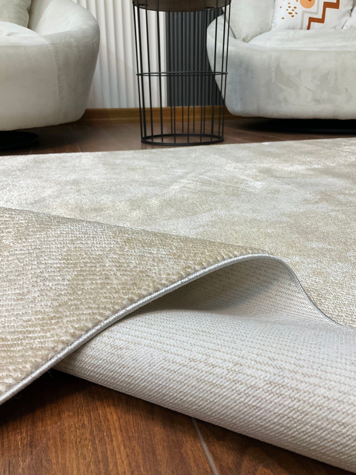 Covor PUNTO BAMBU, 80x150 cm, forma dreptunghiulara, polipropilena, bej/crem