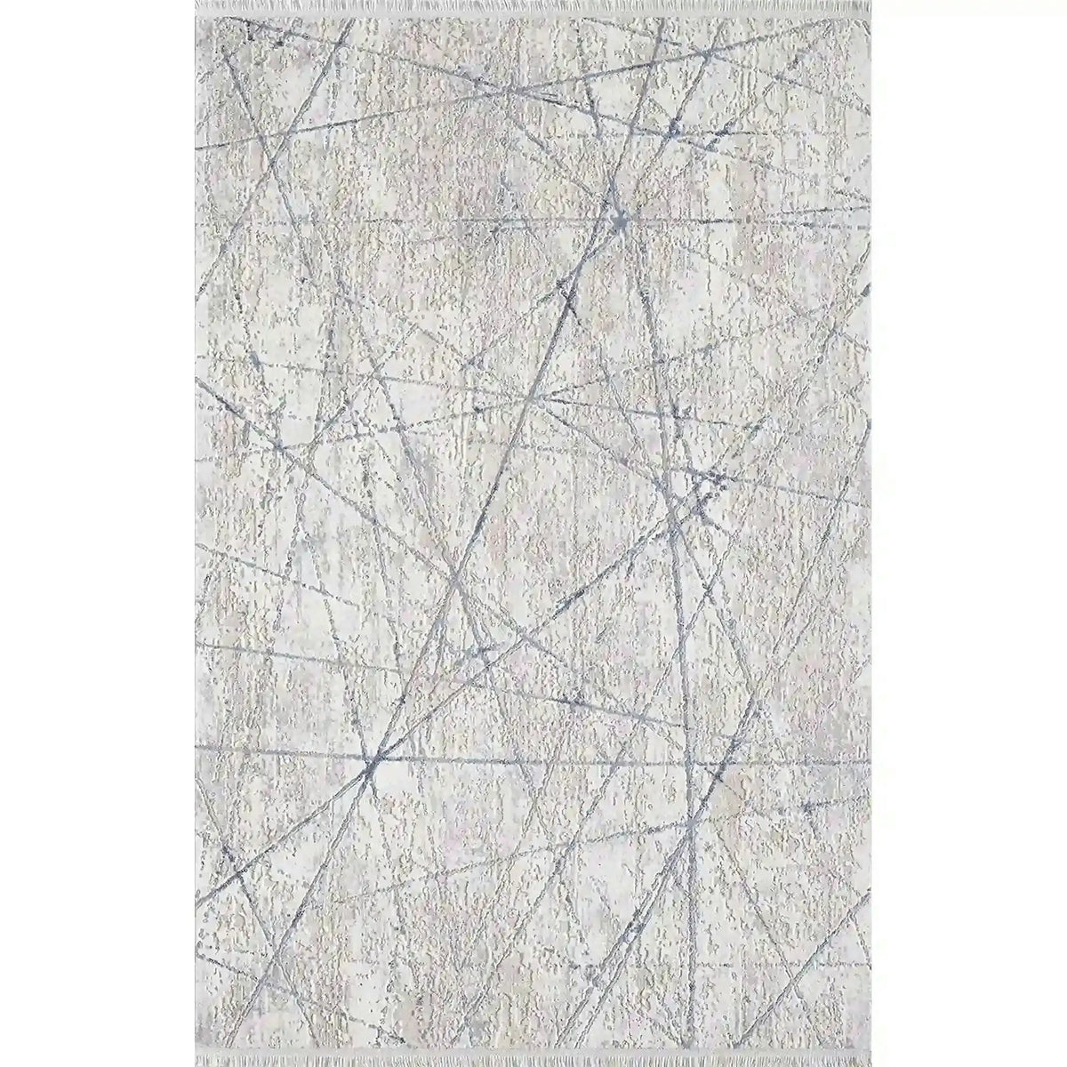 Covor ROMANTIK 02429B, 160x230 cm, forma dreptunghiulara, acril, gri/albastru