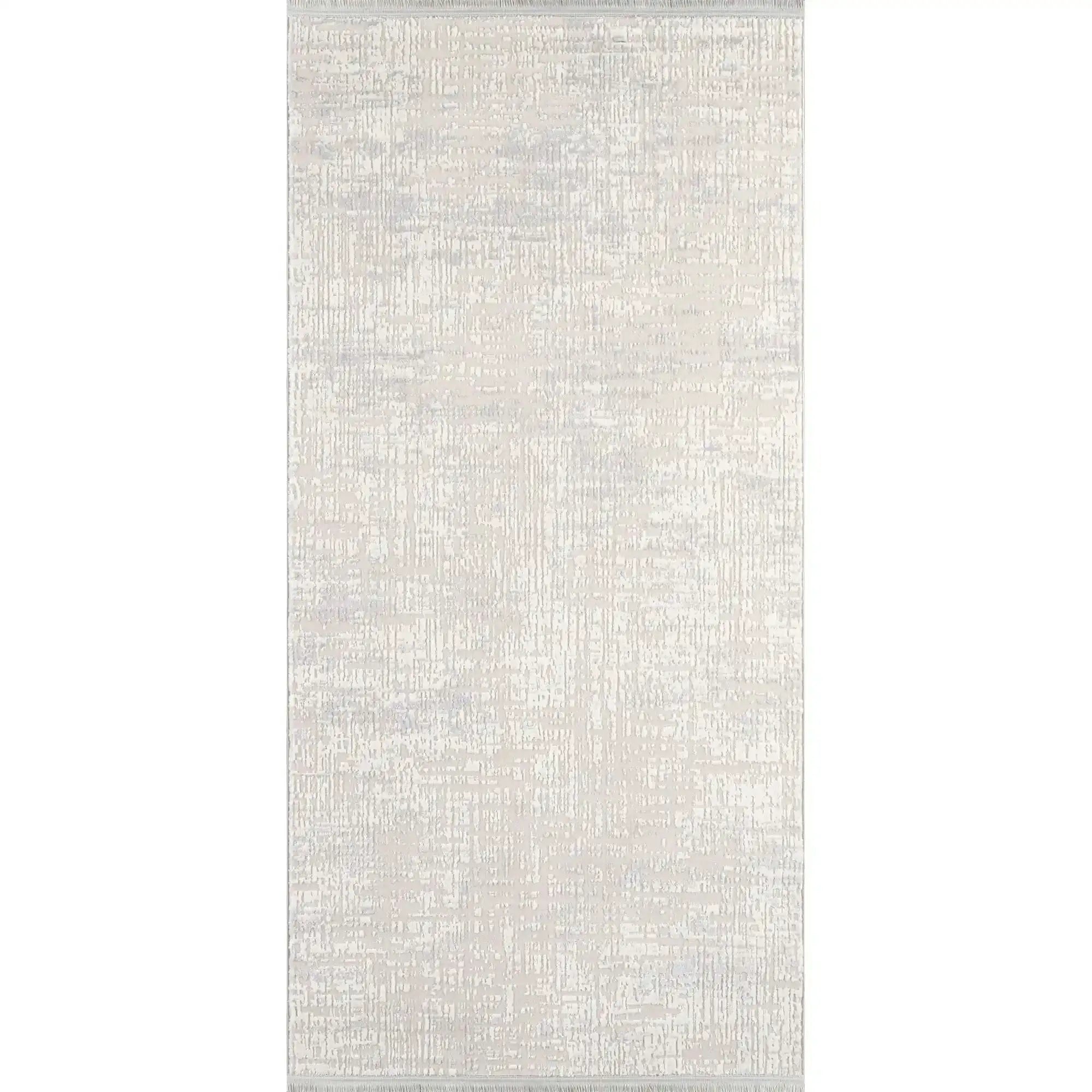 Covor ROSA 01101F, 160x230 cm, forma dreptunghiulara, acril, crem/gri