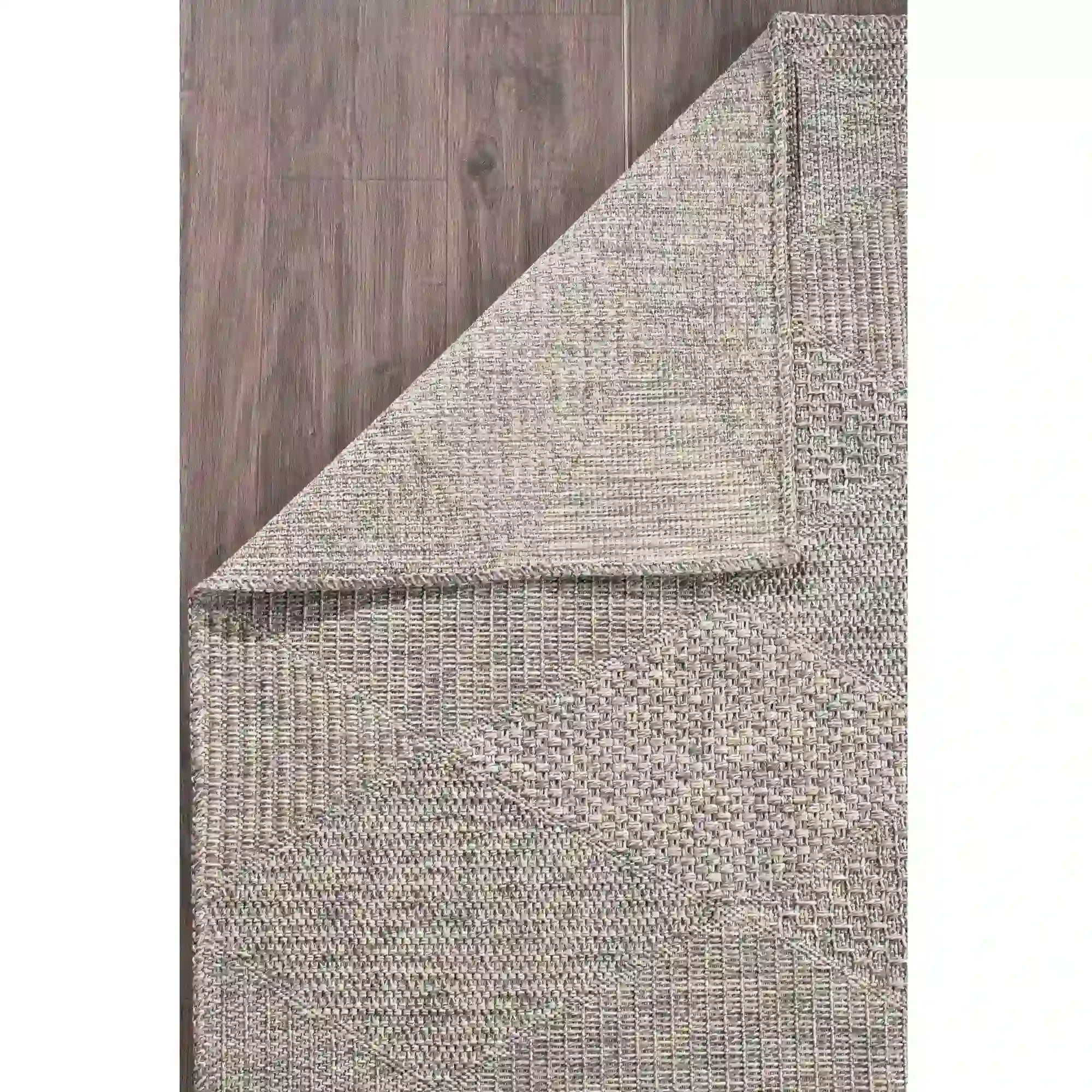 Covor RUSTICANA, 80x150 cm, forma dreptunghiulara, polipropilena, gri, 3104