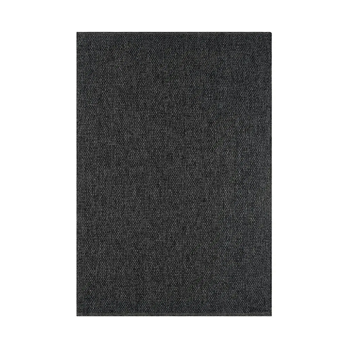 Covor RUSTICANA, 80x150 cm, forma dreptunghiulara, polipropilena, negru, 3105
