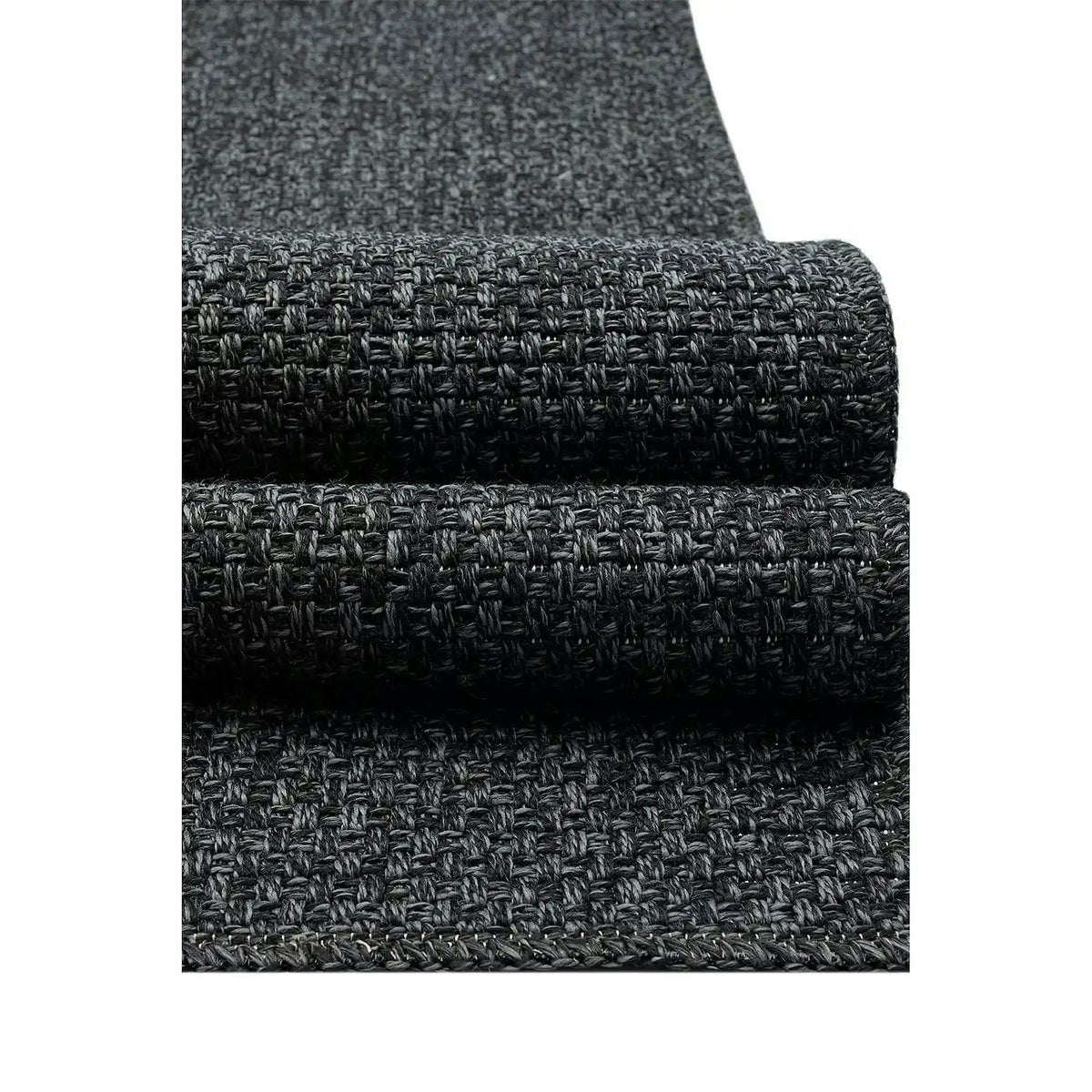 Covor RUSTICANA, 80x150 cm, forma dreptunghiulara, polipropilena, negru, 3105