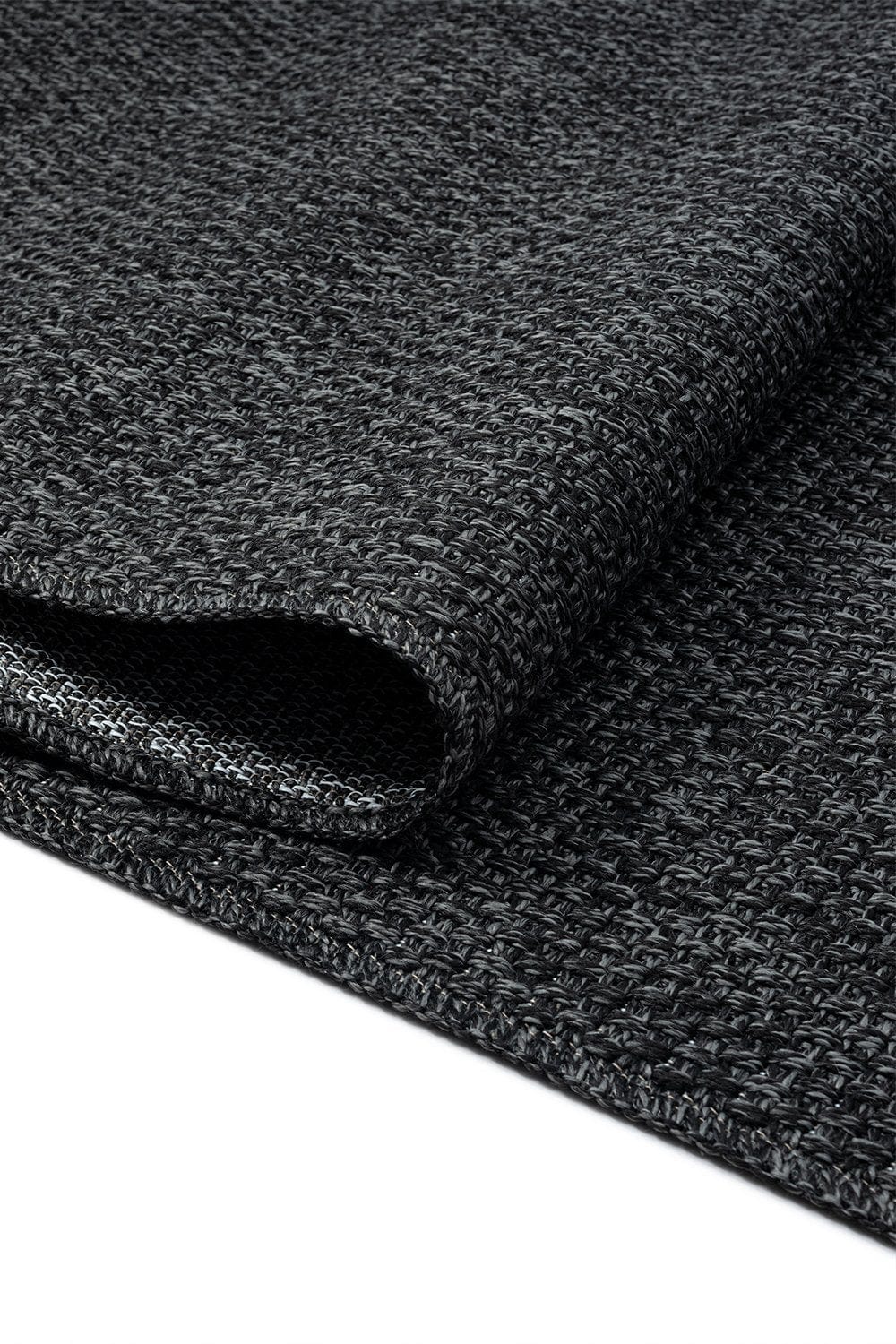 Covor RUSTICANA, 80x150 cm, forma dreptunghiulara, polipropilena, negru, 3105